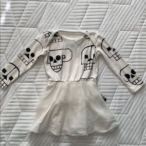 Nununu Skull Dress, 18-24M